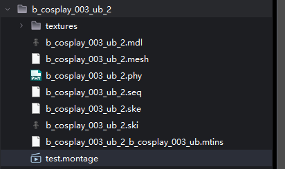 显示蒙太奇文件